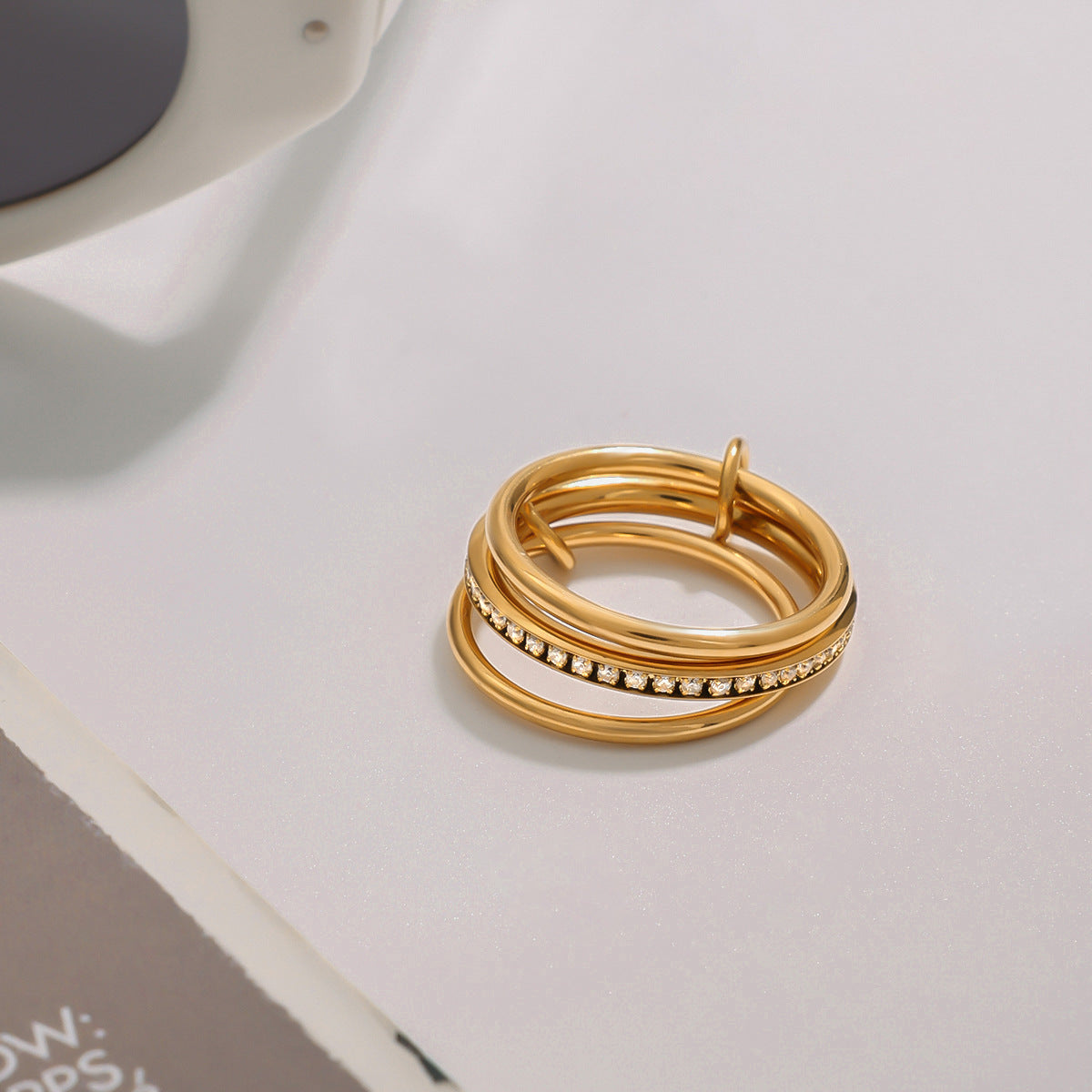 Celestial Sparkle Ring Trio