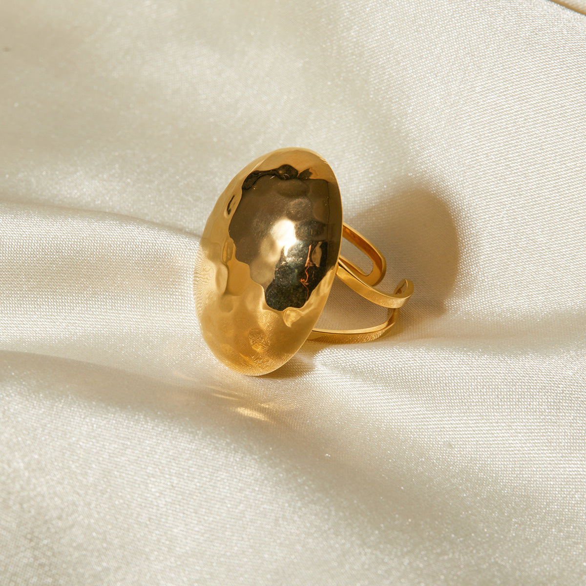 Aura Dome Gold Ring
