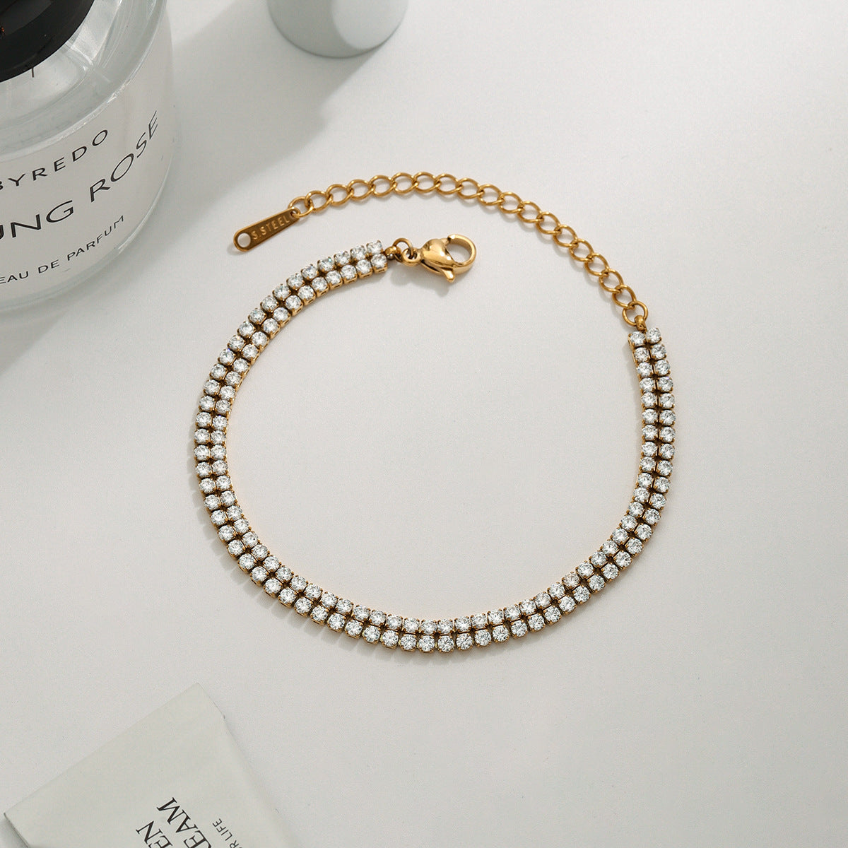Florabelle Crystal Tennis Bracelet
