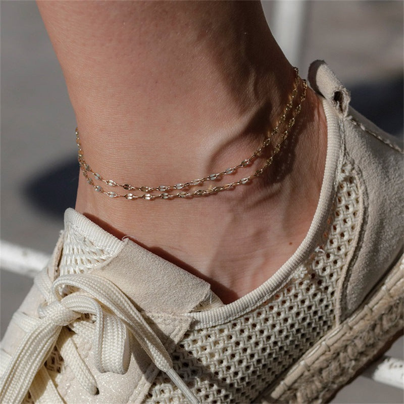 Elegant Gold Chain Anklet