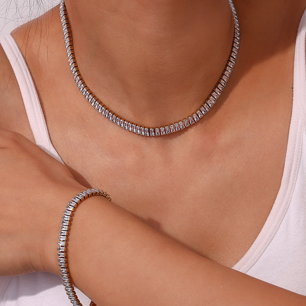 Aura Glow Diamond Necklace