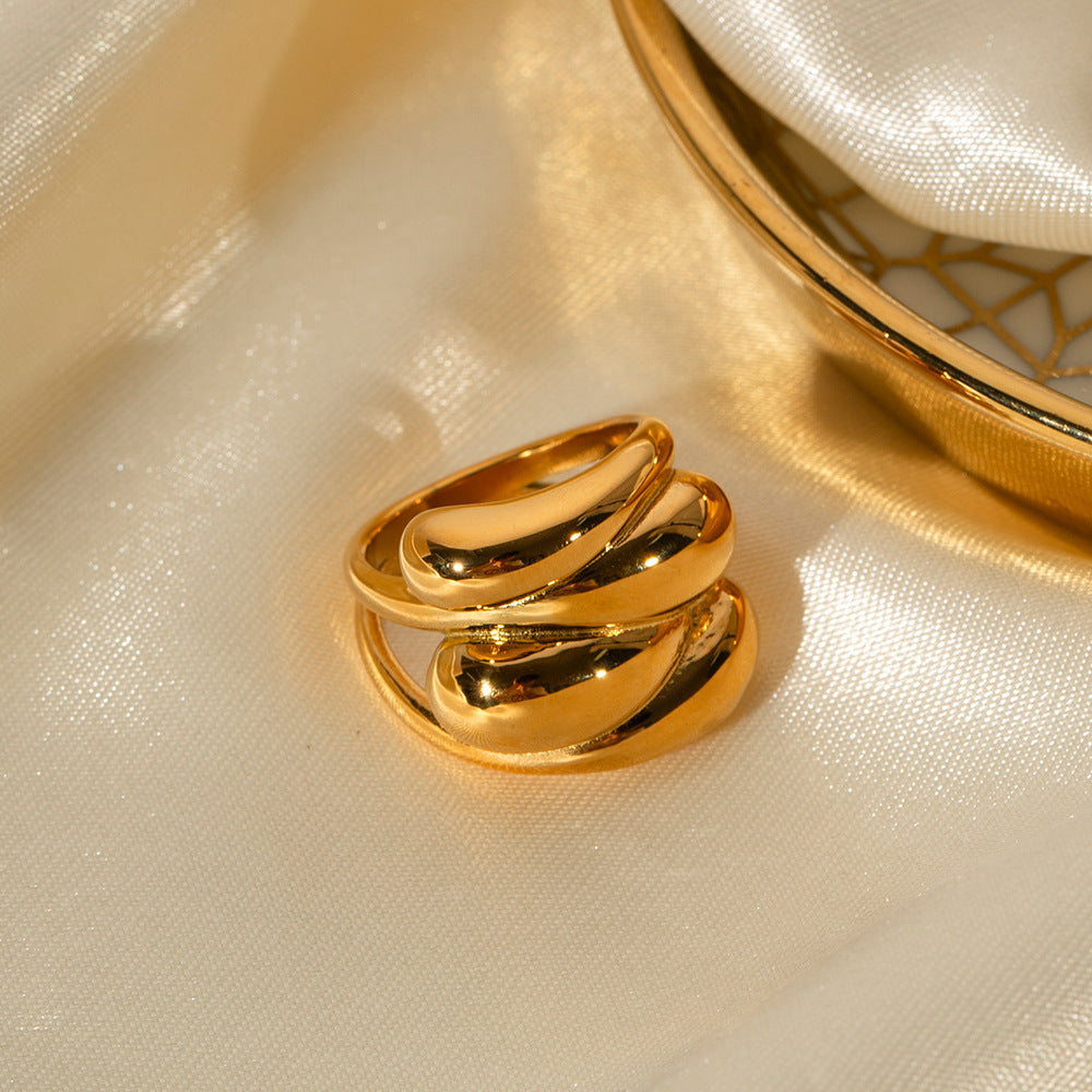 Twisted Gold Band