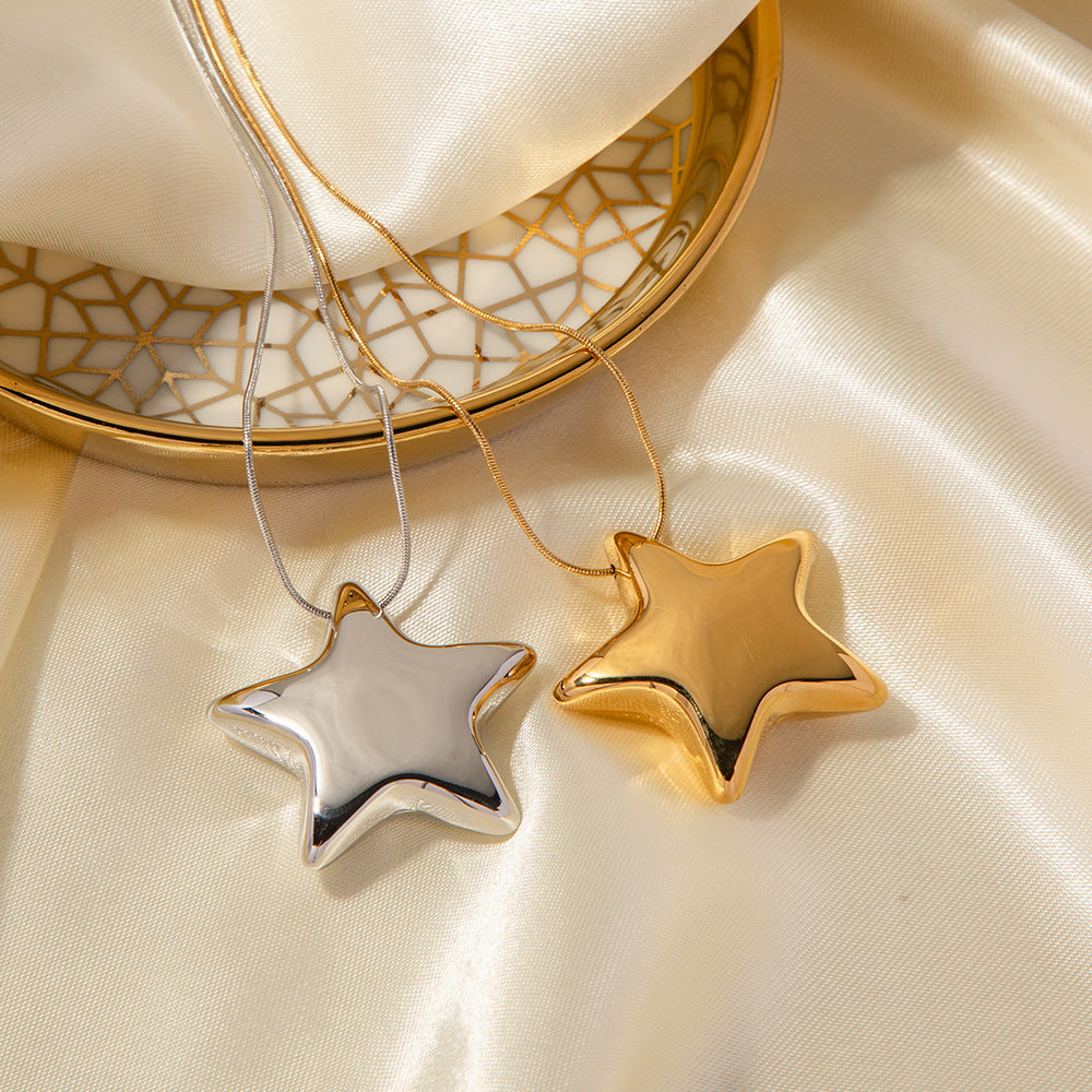 Celestial Star Pendant Necklace