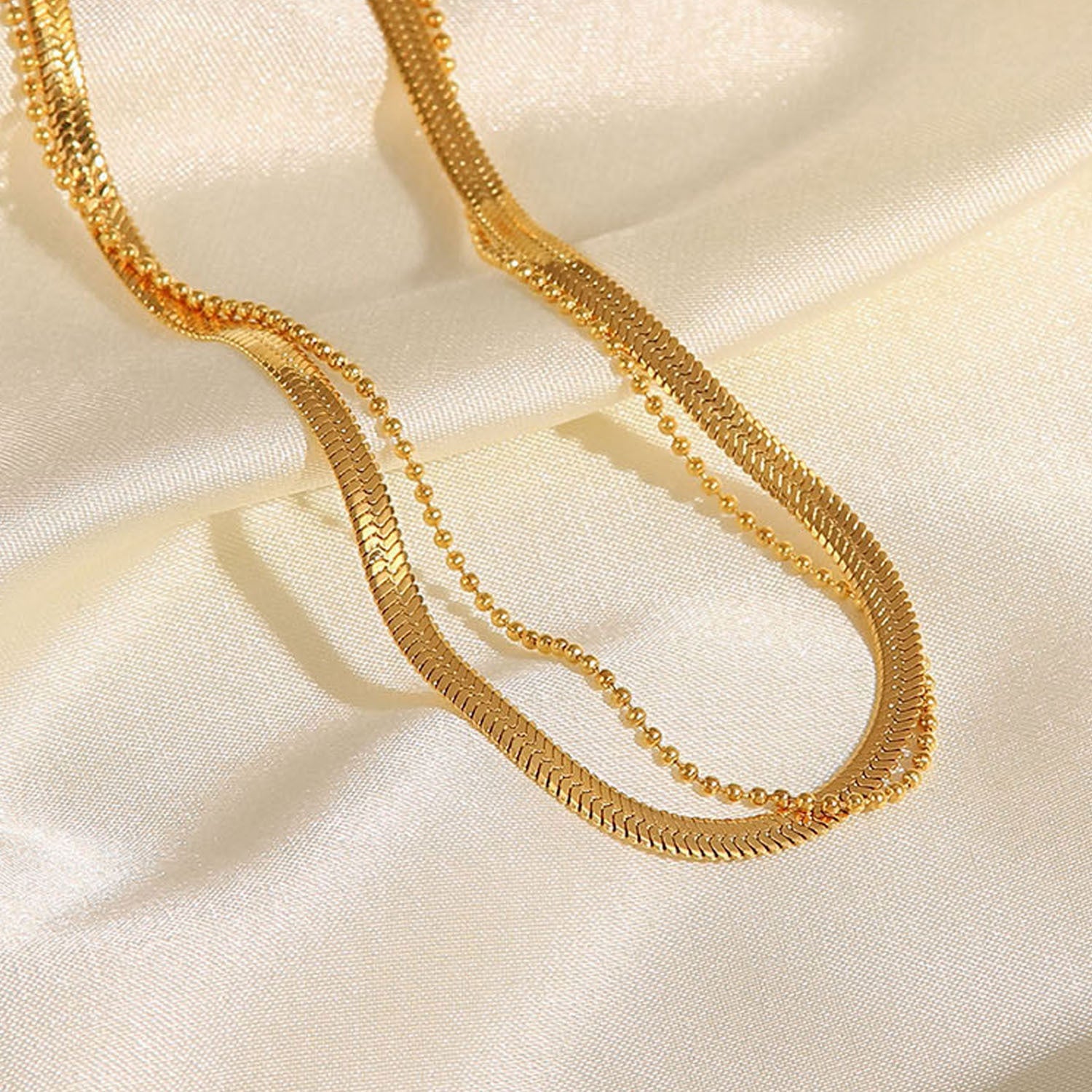 Chic Layered Gold Anklet