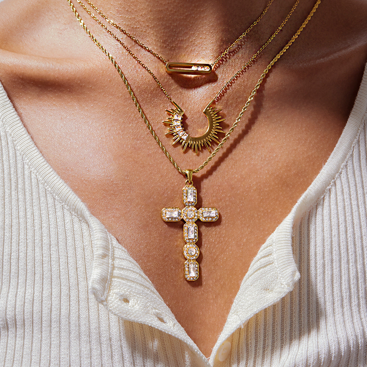 Ethereal Gold Chain Necklace