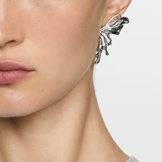 Estella Butterfly Silver Studs