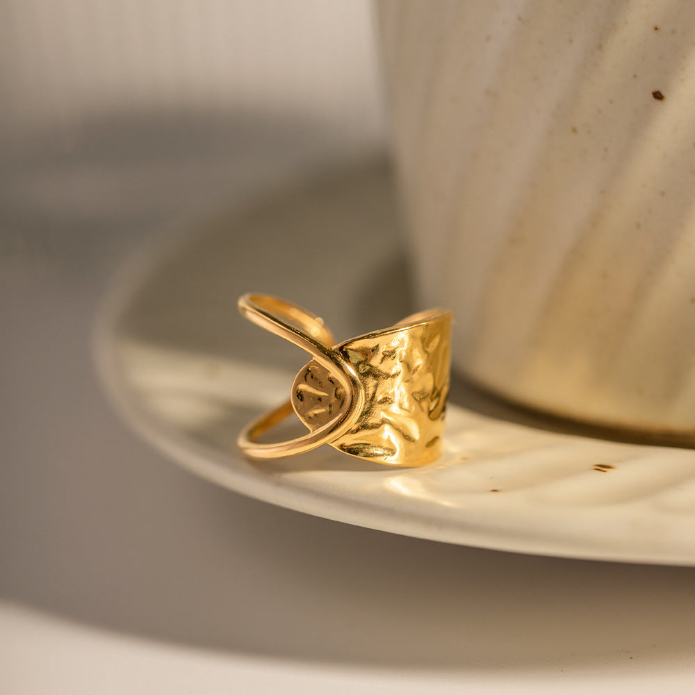 Ethereal Radiance Gold Ring