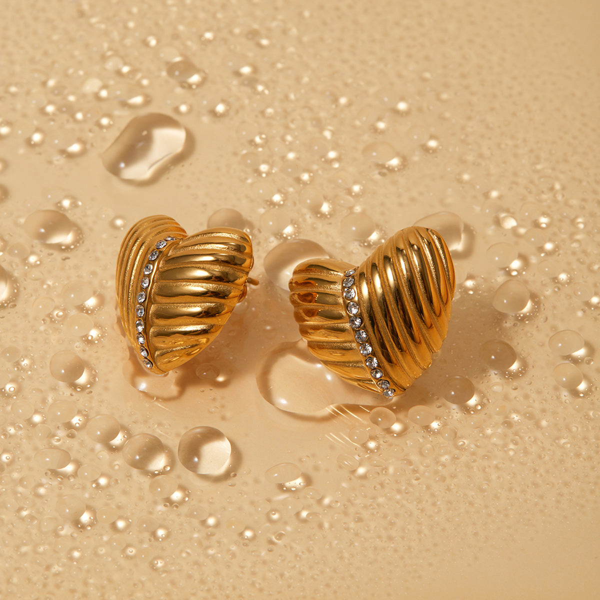Celeste Heart Earrings