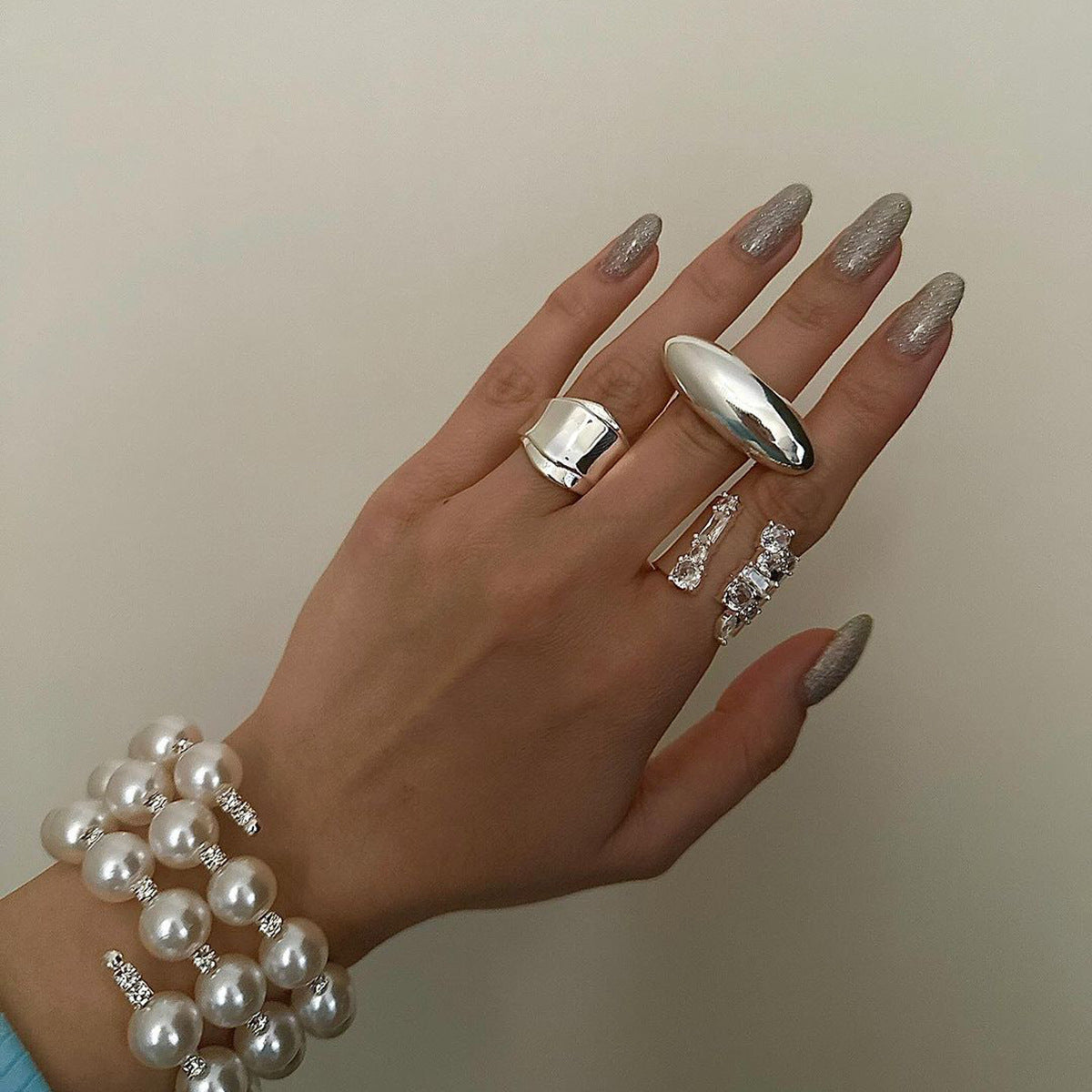 Lenora Oval Stone Statement Ring