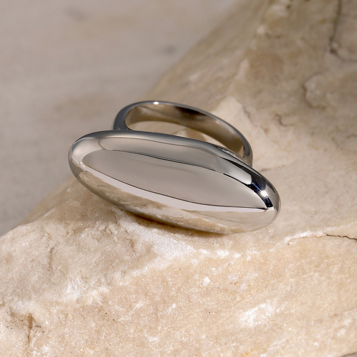 Lenora Oval Stone Statement Ring