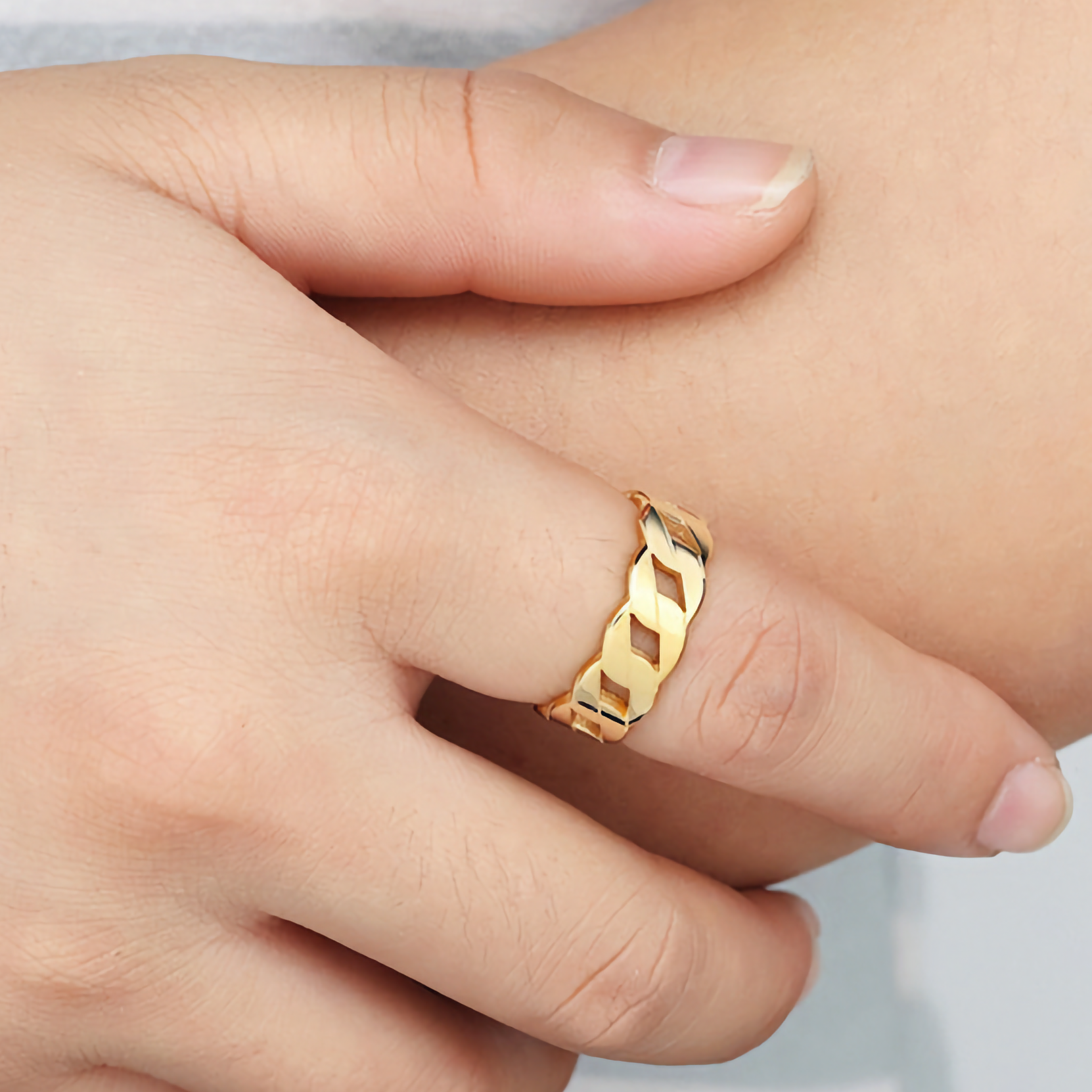 Luxe Elegance Gold Band