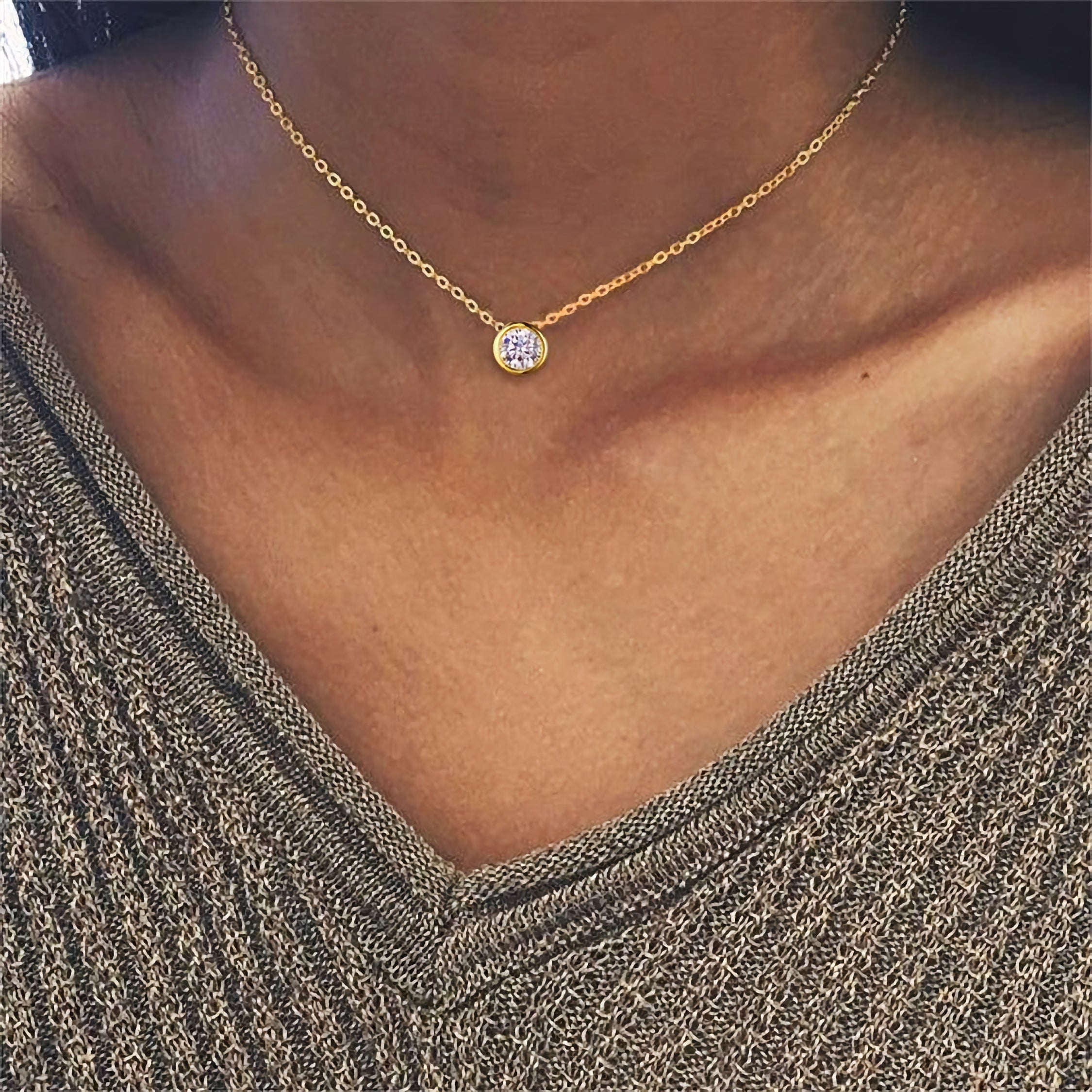 Personalized Birthstone Necklace