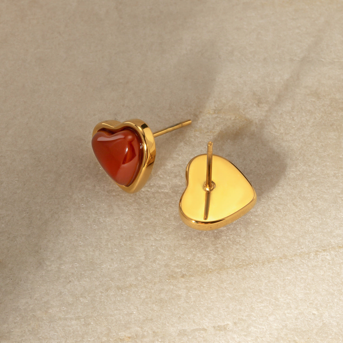 Anya Heart Studs