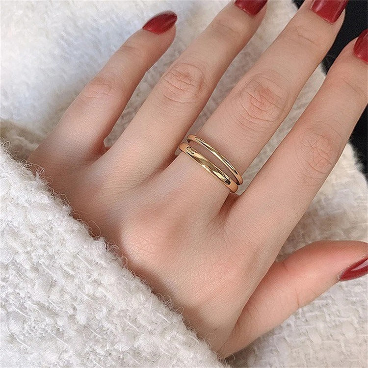 Luxe Gold Textured Ring