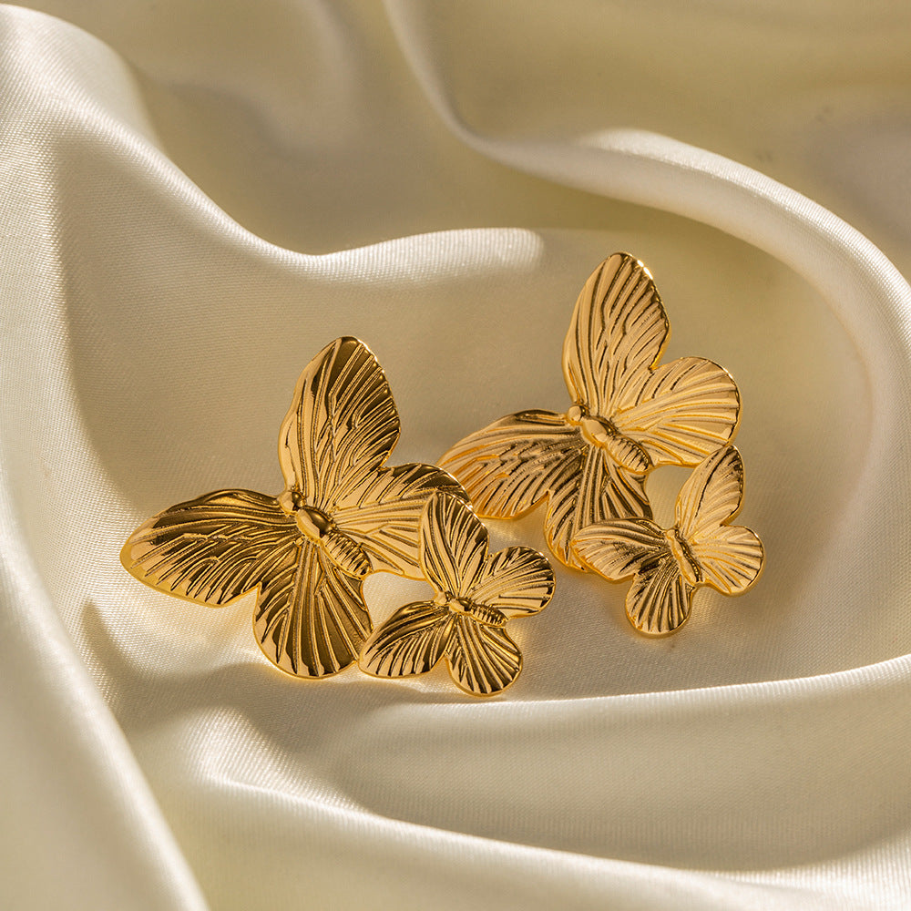 Golden Flutter Earrings
