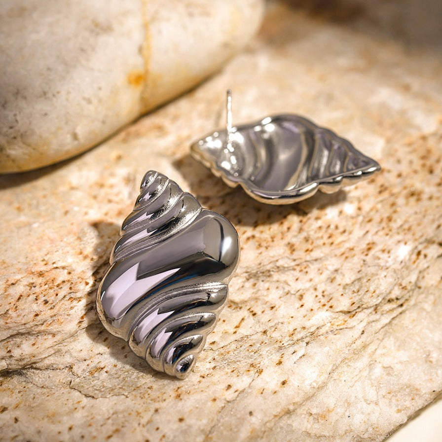 Daria Playful Croissant Studs