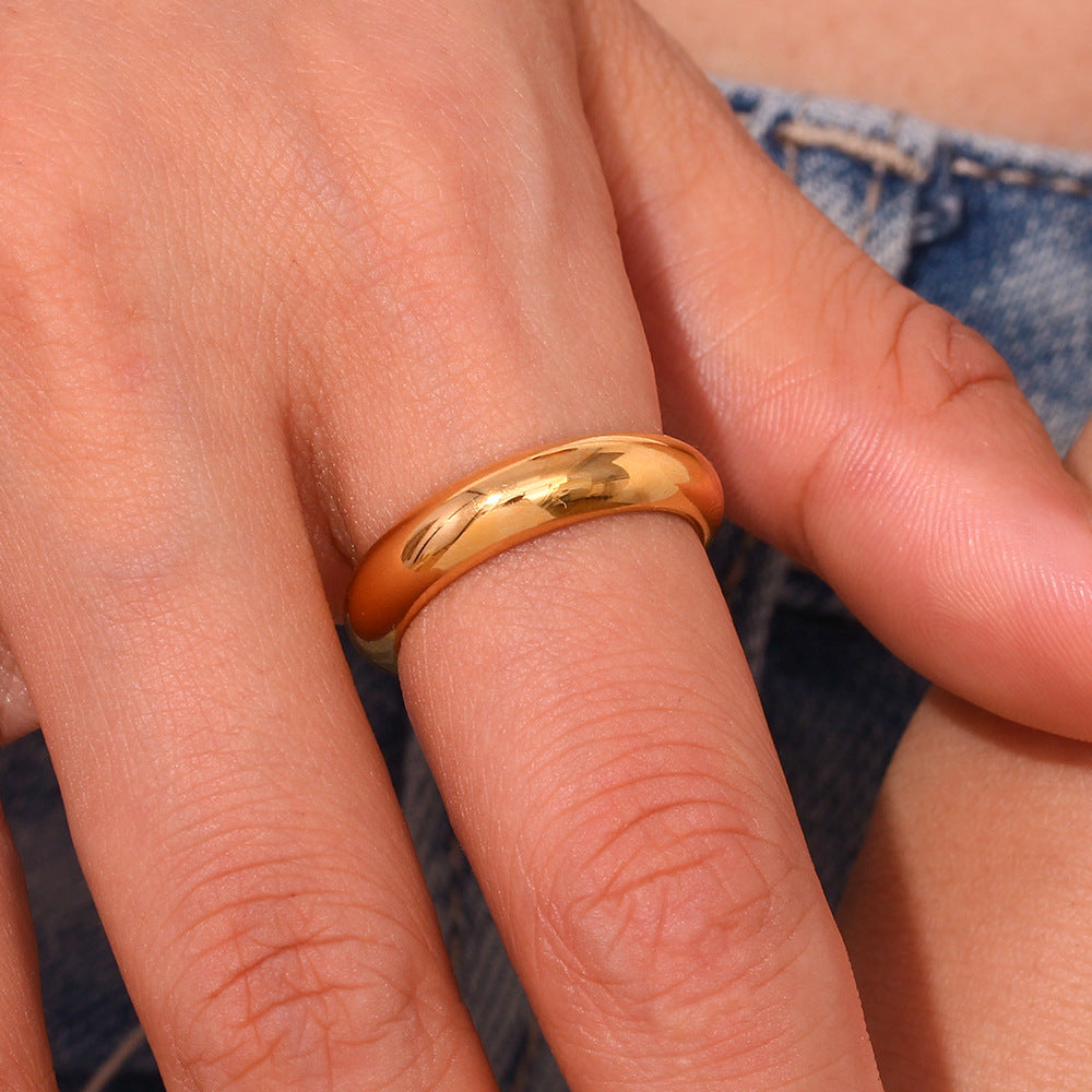 Aura Gold Band Ring