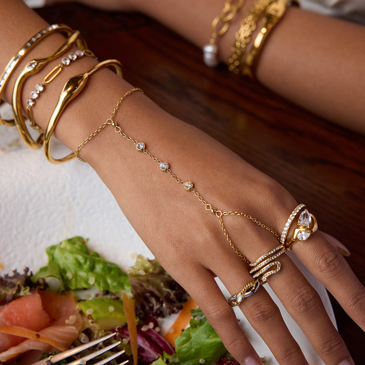 Radiant Leona Hand Chain