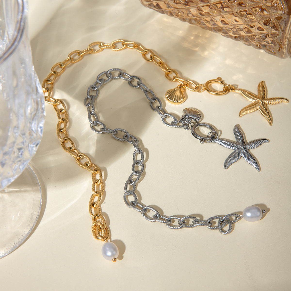 Ocean's Embrace Pearl Bracelet