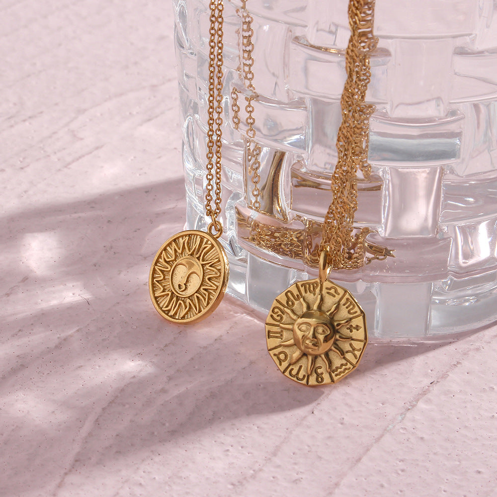 Radiant Sunbeam Gold Necklace