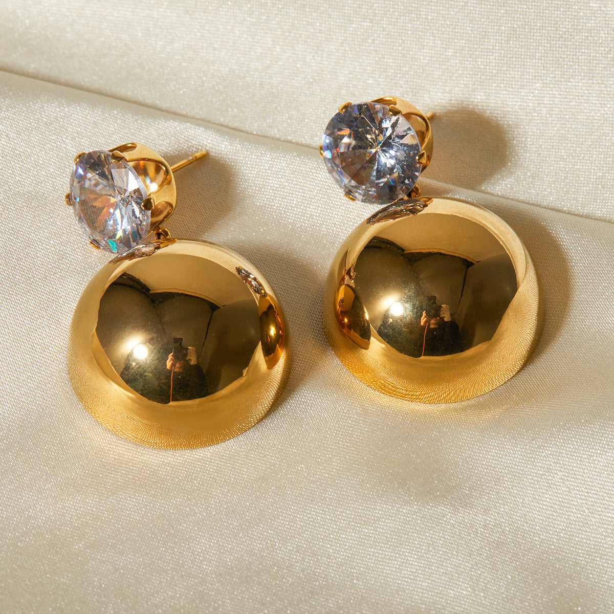 Gretta Radiance Gold Earrings