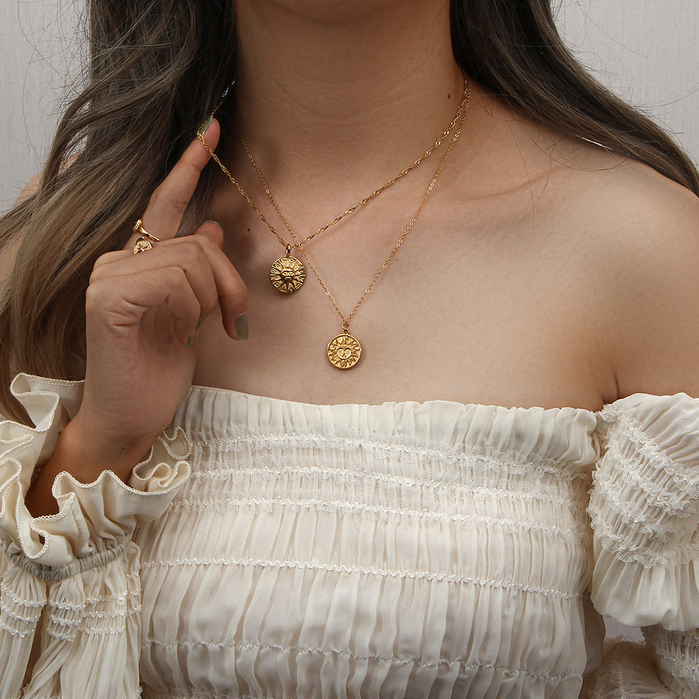 Radiant Sunbeam Gold Necklace
