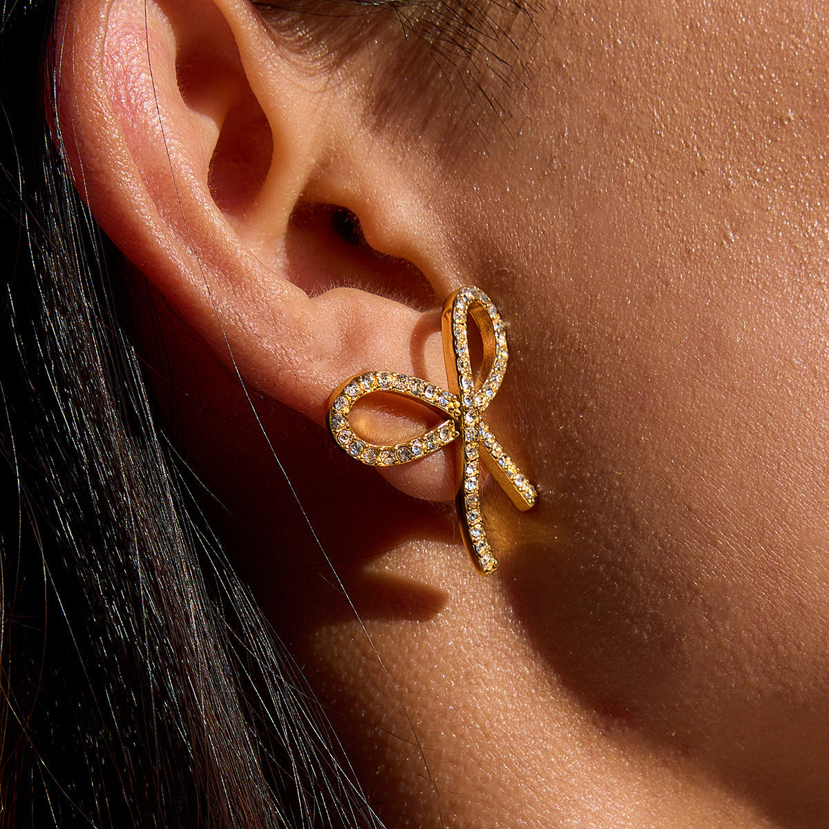 Dannah Diamond Bow Earrings