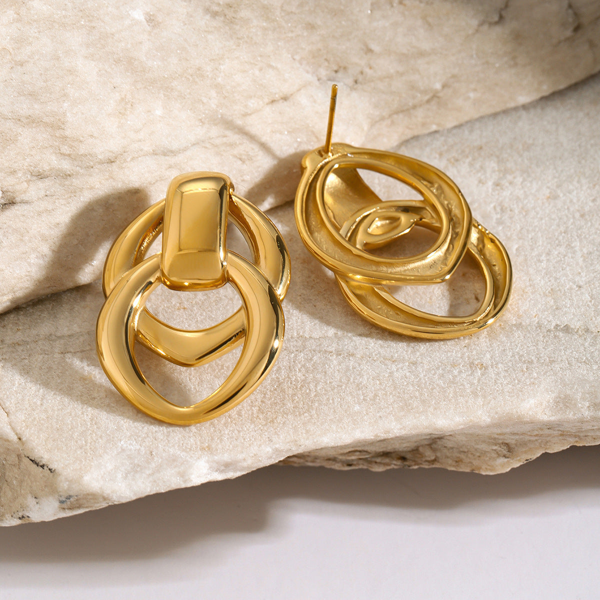 Luxe Gold Hoop Earrings