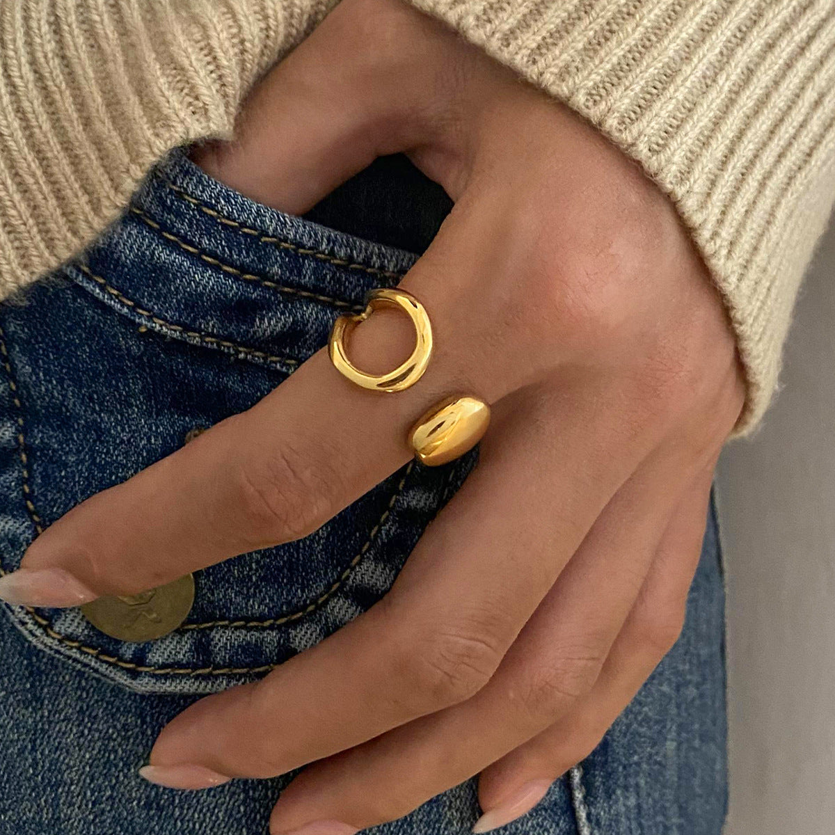 Graceful Siren Gold Band