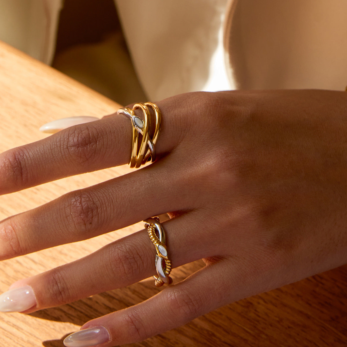 Twisted Elegance Ring