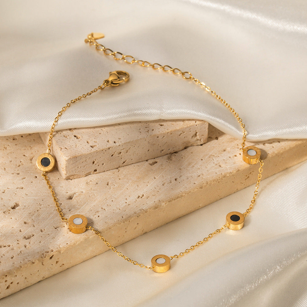 Ethereal Pearl Gold Anklet
