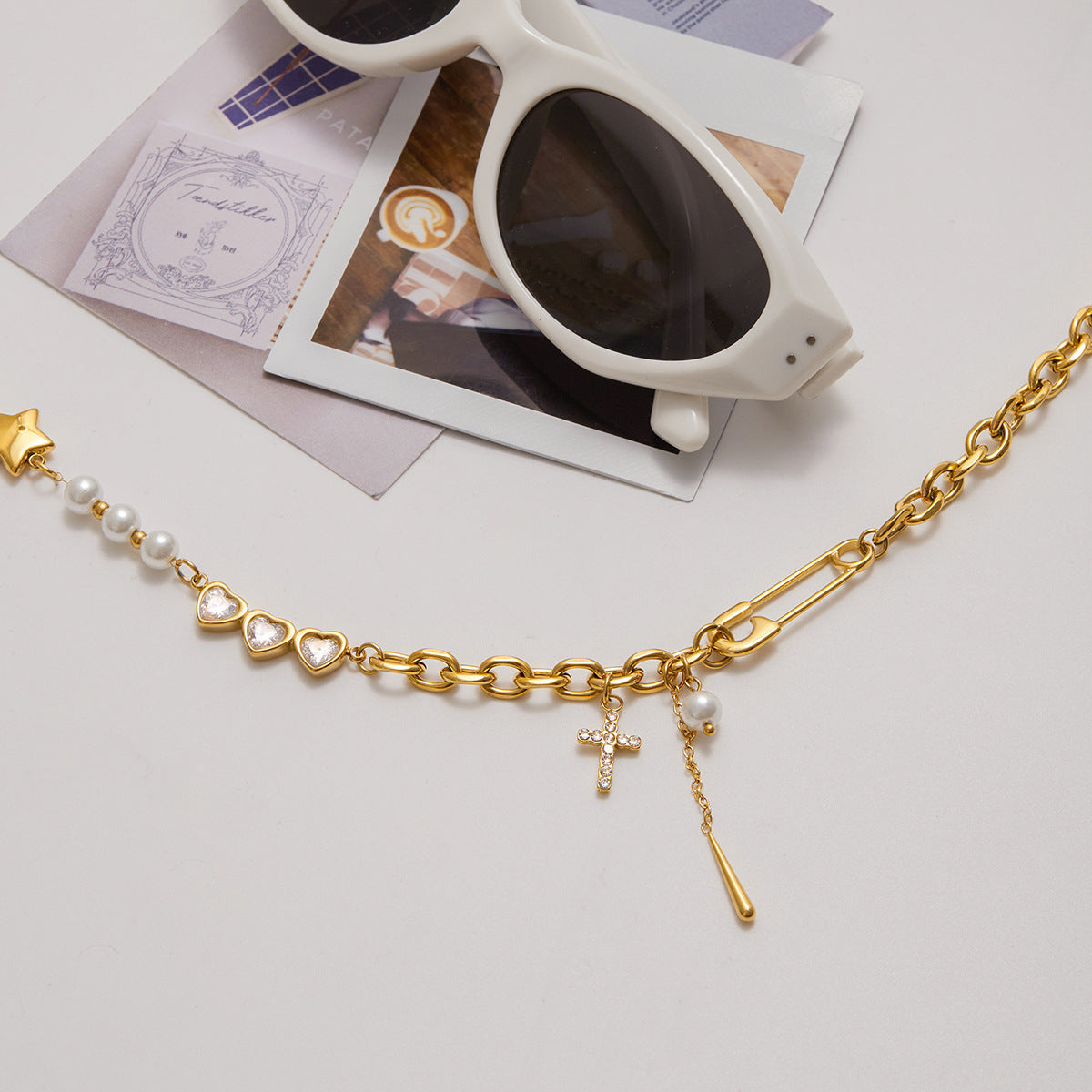 Luxe Pearl & Diamond Necklace