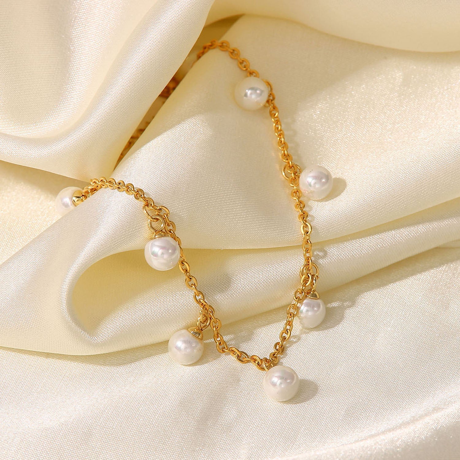 Ocean Whisper Gold Anklet