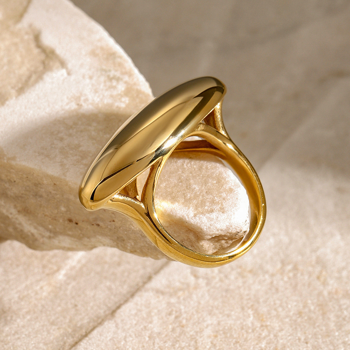 Lenora Oval Stone Statement Ring