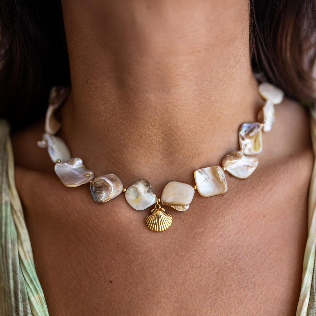 Ocean Whisper Pearl Necklace