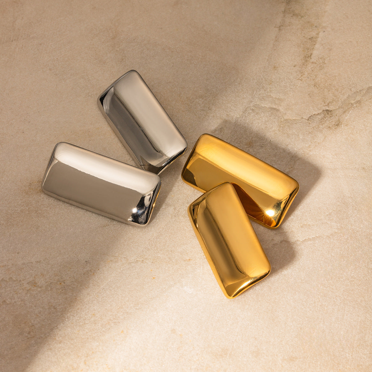 Willia Geometric Gold Earrings