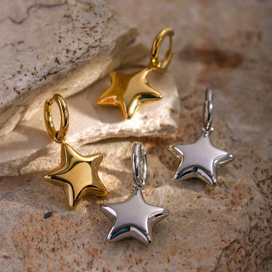 Celestial Star Hoops