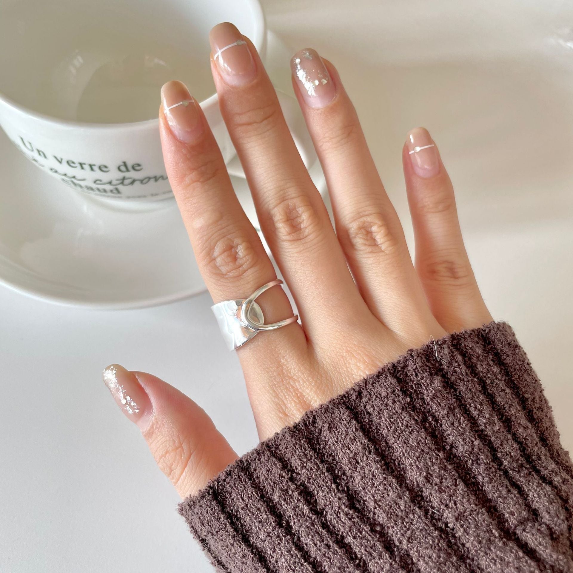 Ethereal Radiance Gold Ring
