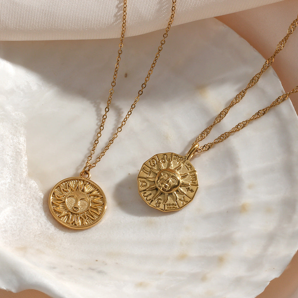 Radiant Sunbeam Gold Necklace