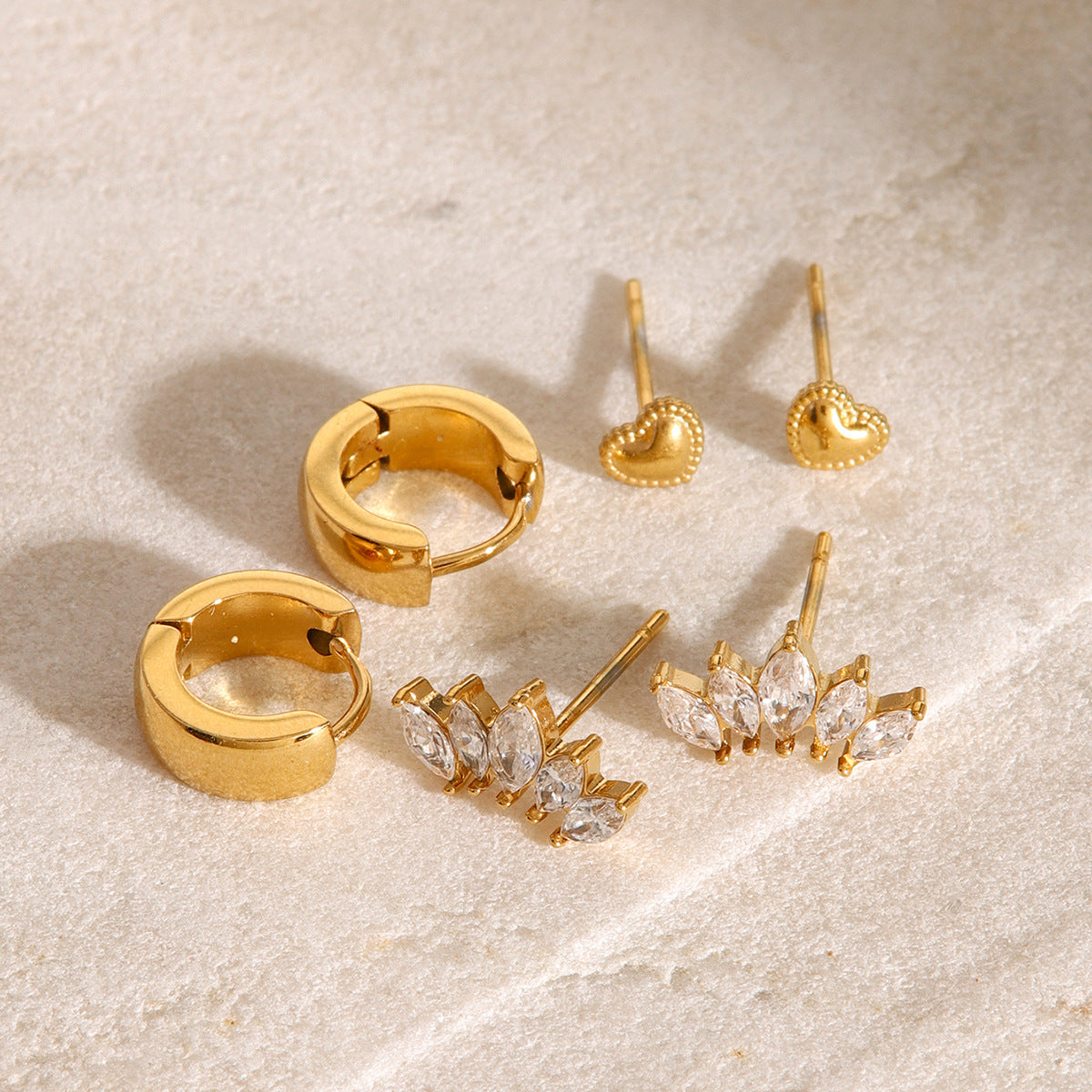 Lyanna Versatile Earring Trio