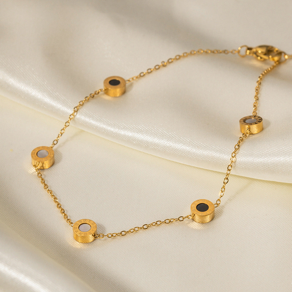 Ethereal Pearl Gold Anklet