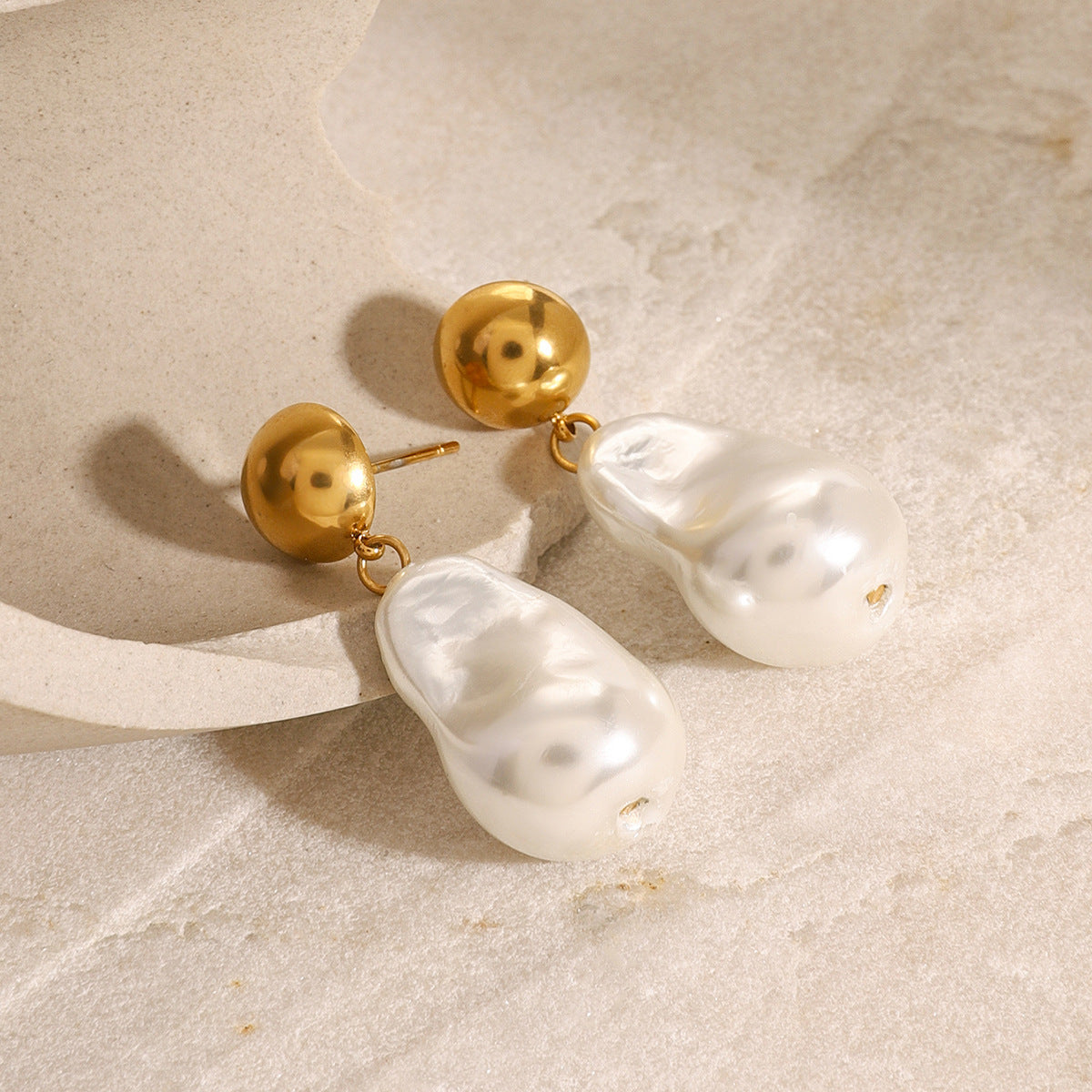 Elegant Pearl Drop Earrings