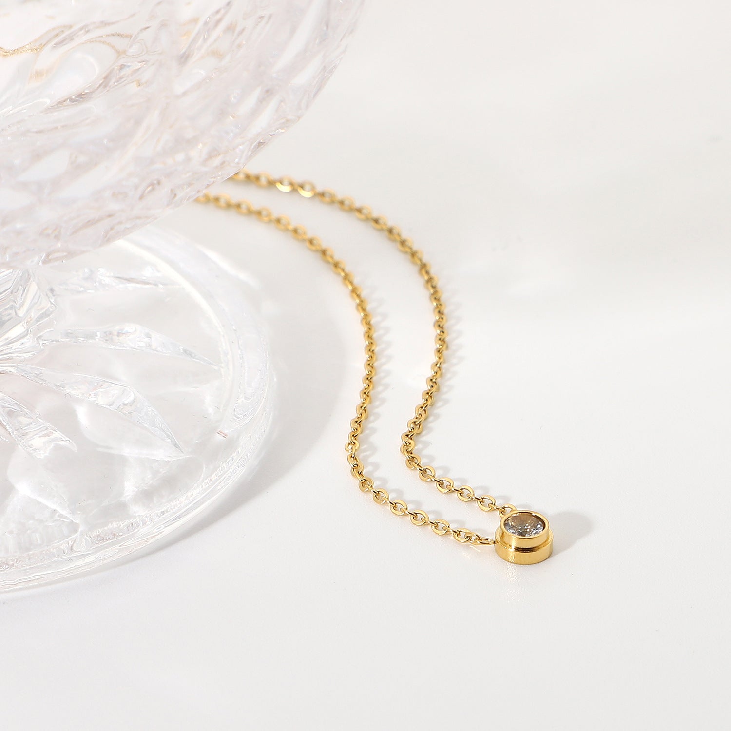 Celestial Sparkle Gold Necklace