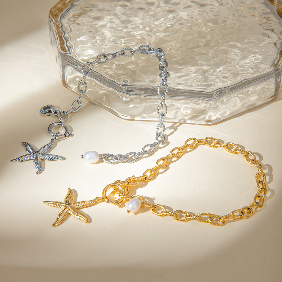 Ocean's Embrace Pearl Bracelet