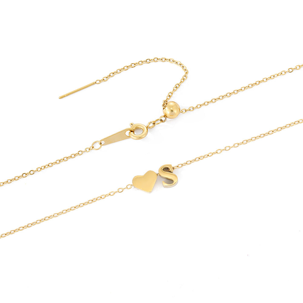Personalized Initial Gold Necklace