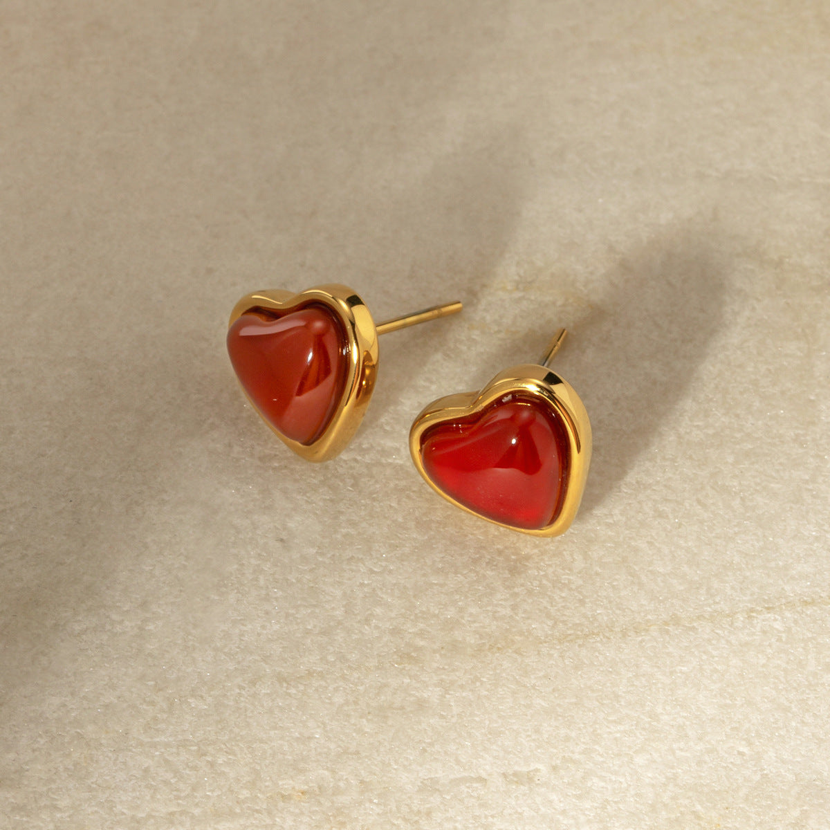 Anya Heart Studs