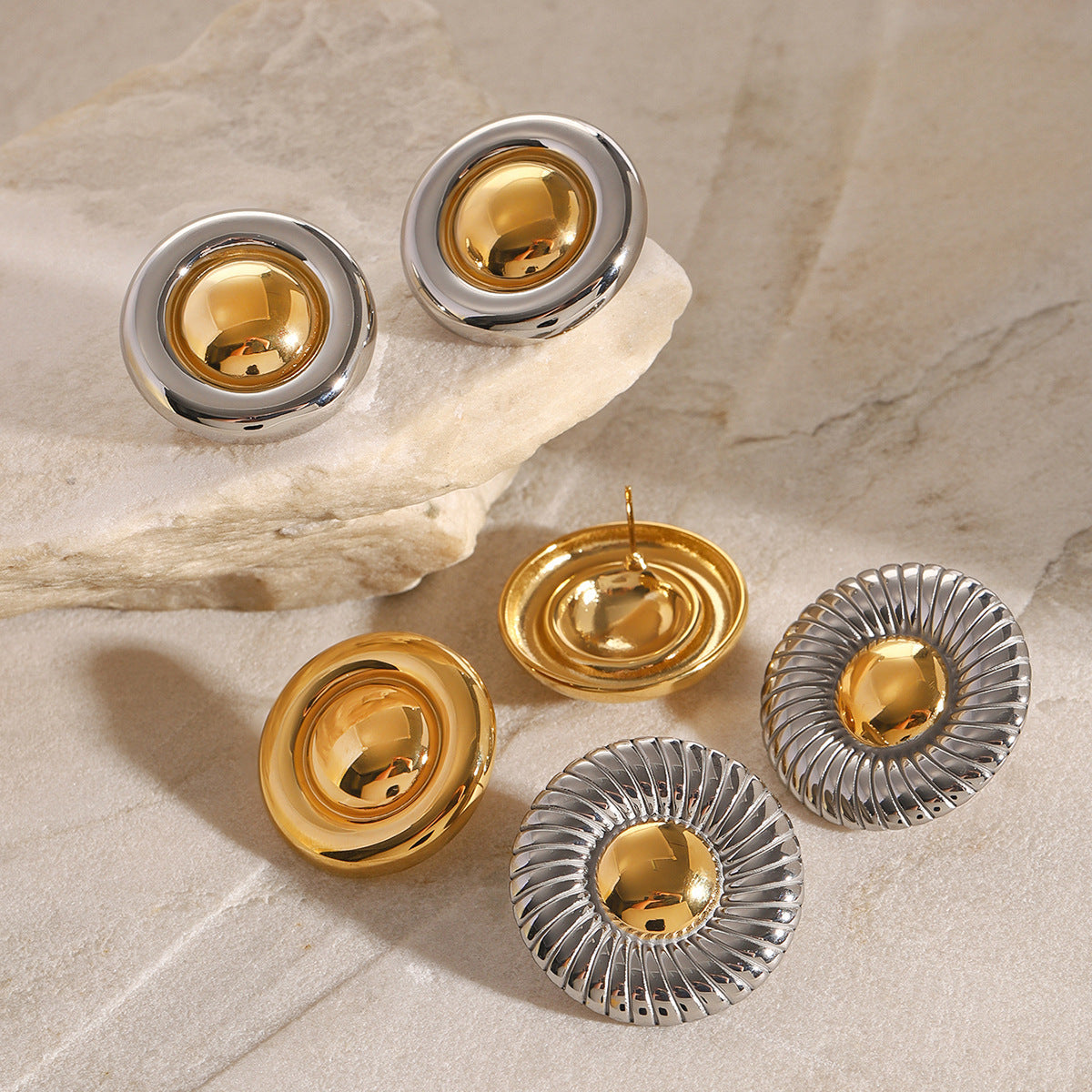 Golden Hour Stud Earrings