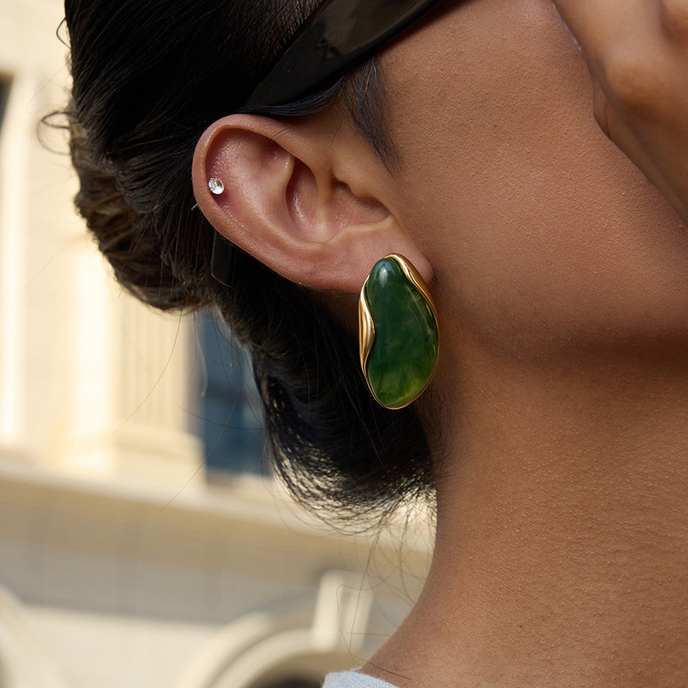 Amelise Gemstone Drop Earrings