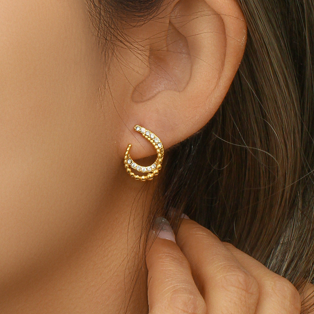 Luxe Radiance Gold Earrings