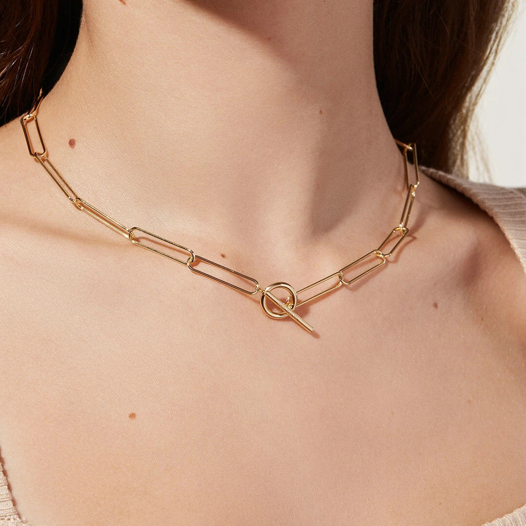 Elegant Link Chain Necklace
